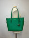 Charlotte Large Saffiano Leather Top-Zip Tote Bag