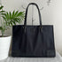 TORY BURCH ELLA NYLON BLACK TOTE