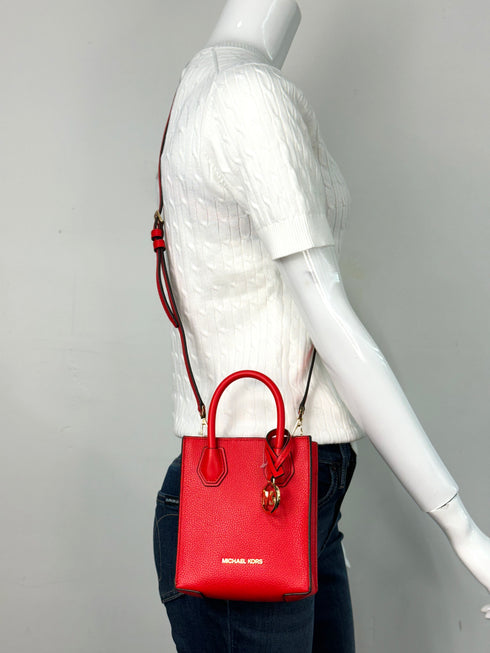 Mercer Extra-Small Pebbled Leather Crossbody Bag