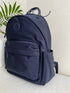 TORY BURCH ELLA NYLON NAVY BLUE BACKPACK