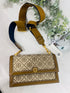 TORY BURCH T MONOGRAM JACQUARD SHOULDER BAG MINI,