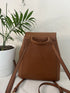 Michael Kors Phoebe Medium Backpack Drawstring School Bag Brown MK Signature