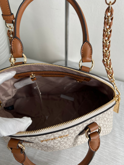 Veronica Medium Logo Dome Satchel