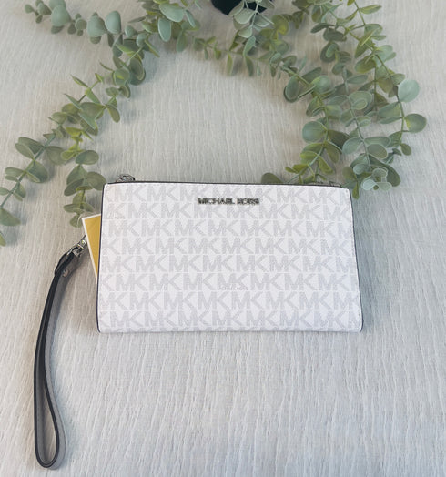 Michael kors double zip wallet